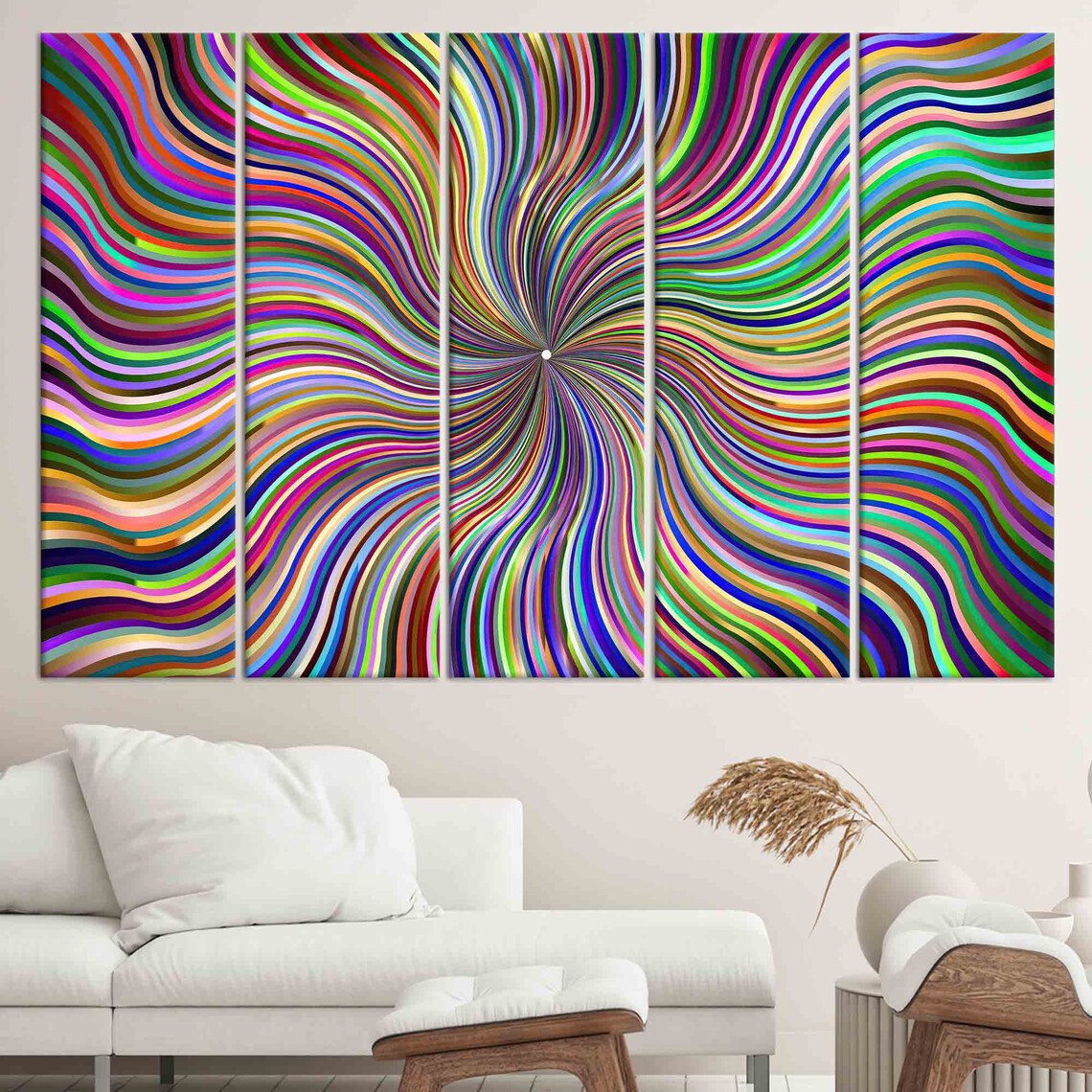 Colorful Illusion, Modern 3D Glass Art - Image 2