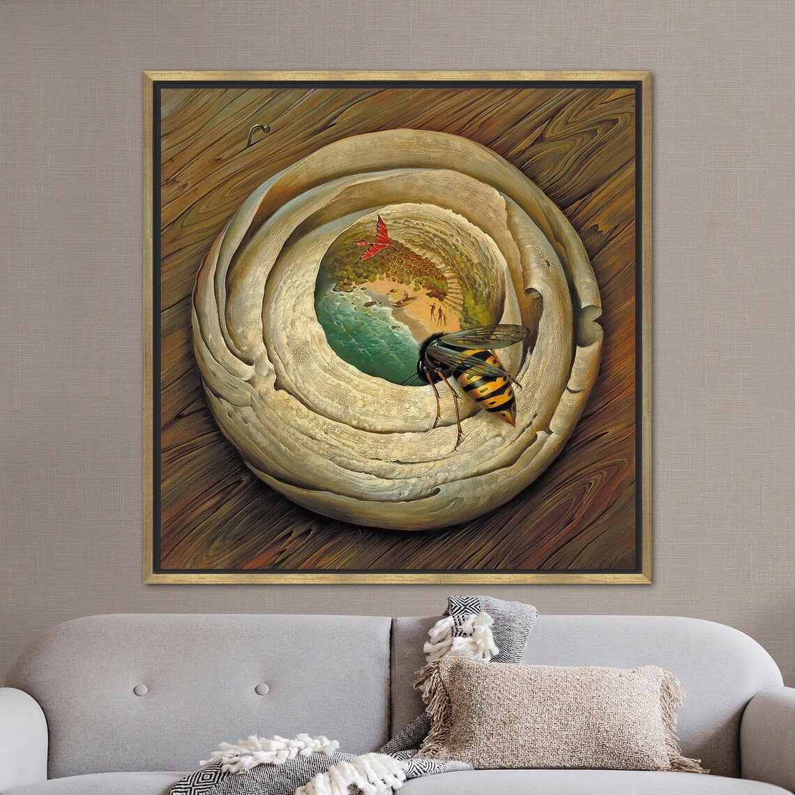 Bee Art Surreal Abstract Artwork, Vladimir Kush - Image 2