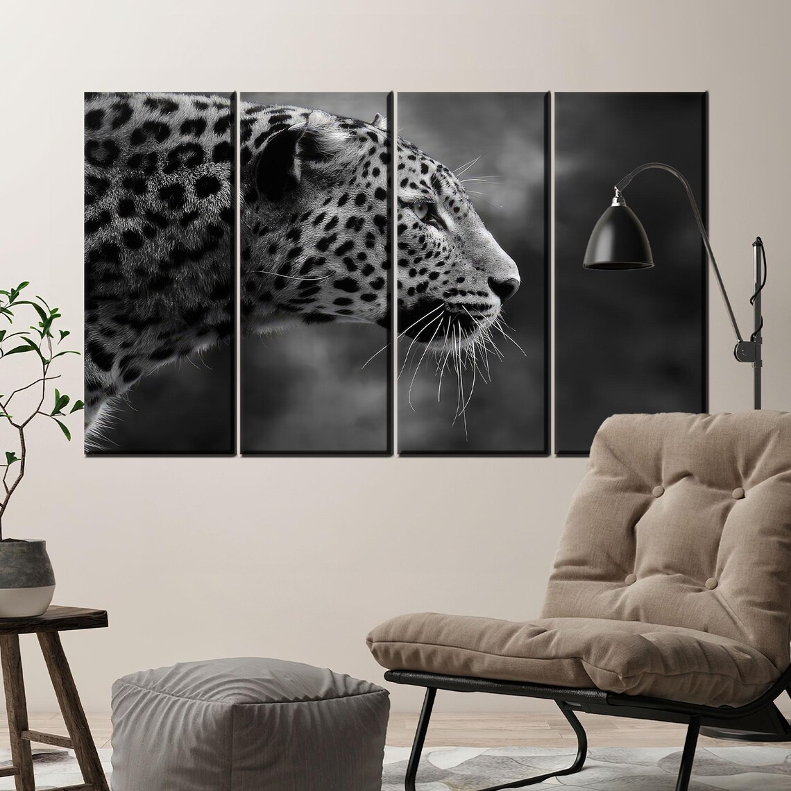 Leopard Wall Hanging, Personalized Teacher Gift - Image 2