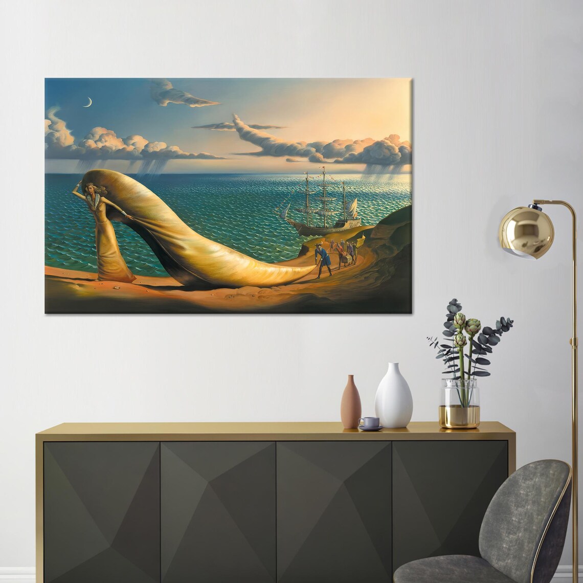 Vladimir Kush Abstract Surreal Living Room Decor