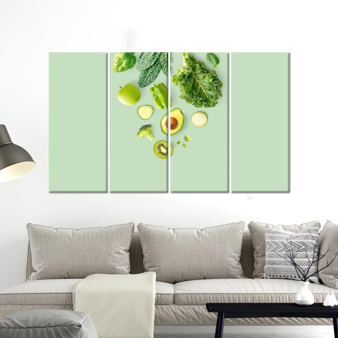 Kiwi Glass Art, Minimalist Wall Decoration - Image 3