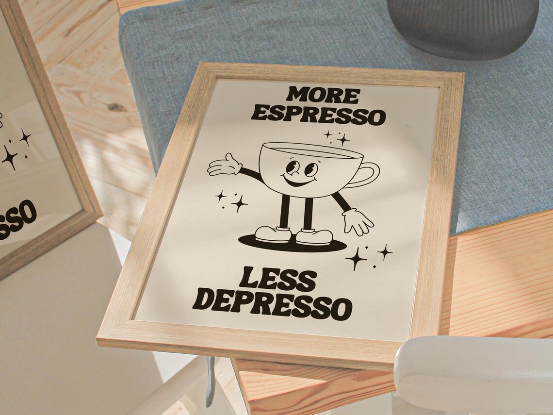 Coffee Bar Lovers Ideas, Kitchen Decor Art Print - Image 3