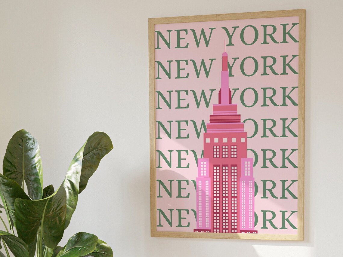 New York City Travel Poster, Trendy Wall Art - Image 3