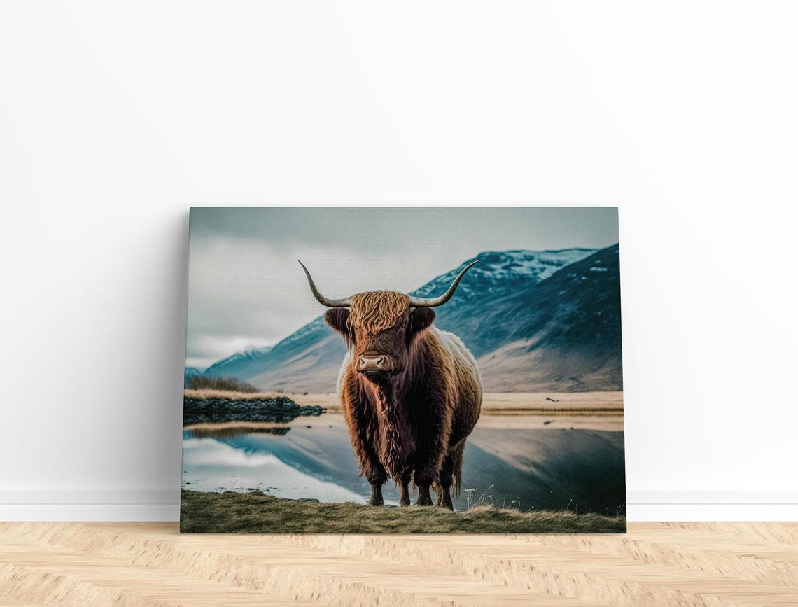 Highland Cow Print Popular Wall Art Print Farmhouse Wall Art Highland Cow Wall Art Farmhouse Art Print Highland Cow