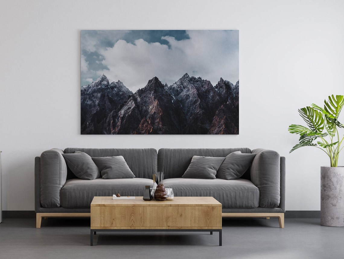 Mountain Wall Art Print Mountain Print Mountain Art Mountain Print Wall Art Mountain Print Nursery Mountain Landscape - Image 3