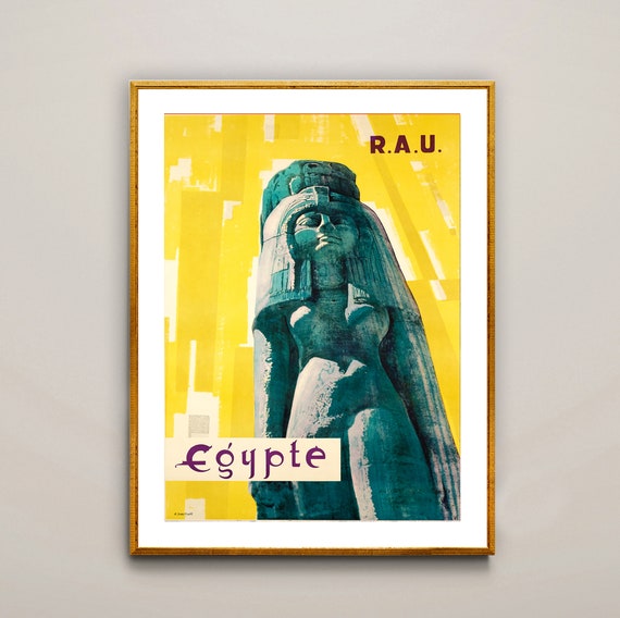 Rau Egypt Vintagetravel Poster Poster Print Or Print Gift Idea Wall Decor