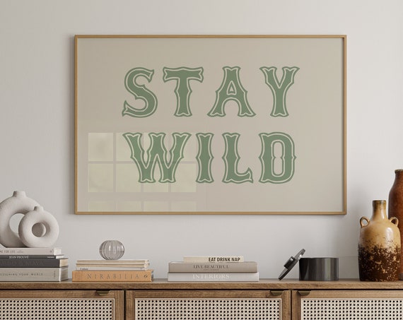 Western Style Art Print Boho Minimalist Prints Modern Art Bohominimalistdecor Cowboy Art Physical Poster Print Shipped To You