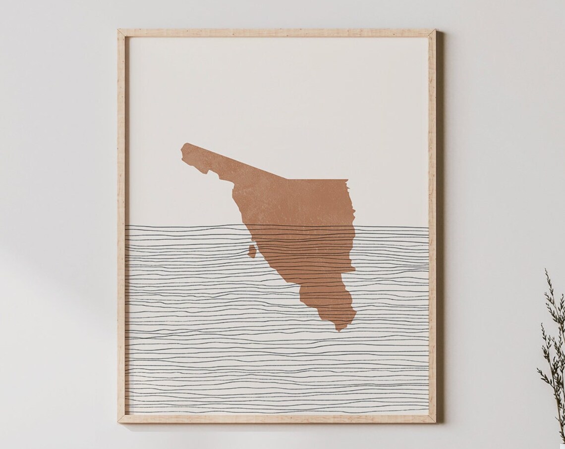 Sonora Mexico Travel Poster, World Cultural Art