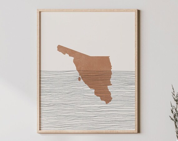 Sonora Mexico Travel Poster, World Cultural Art