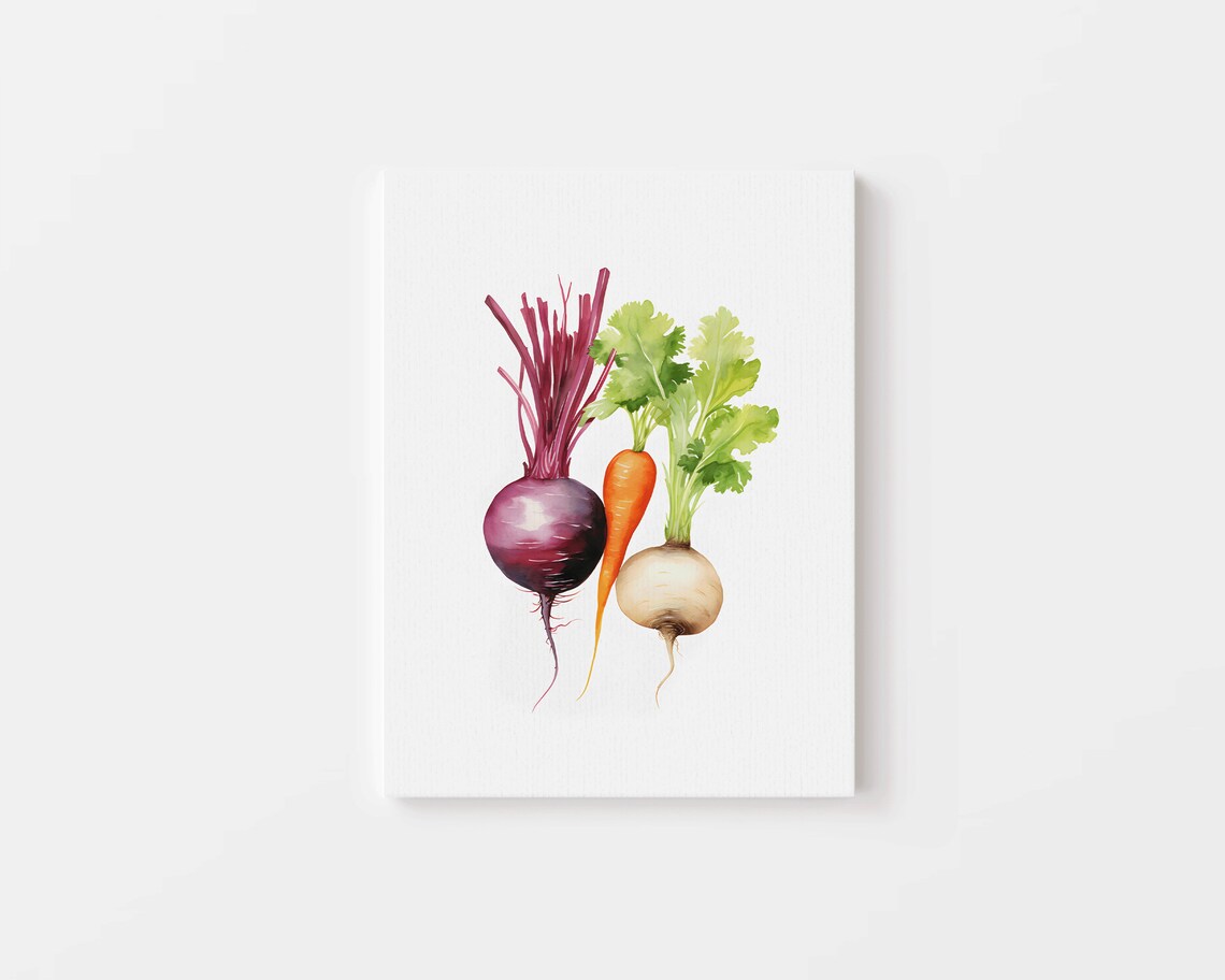 Vegetables Watercolor Wall Art Food Art Prints Kitchen Art Prints Home Dcor Food Photography Wall Art - Image 4