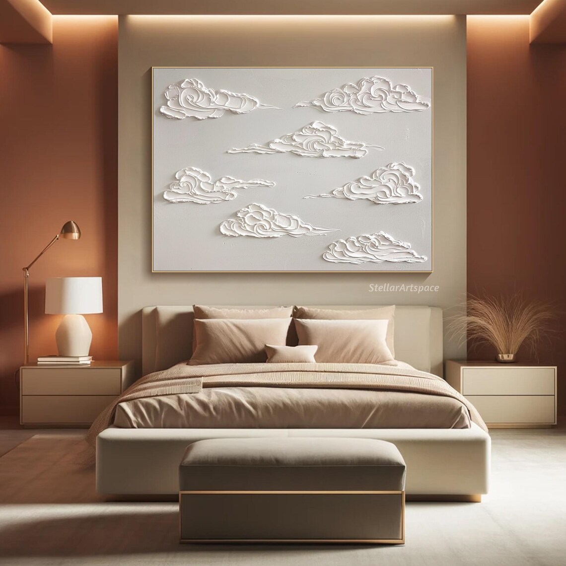 Cloud Painting, Minimalist Sky Wall Art Print - Image 3