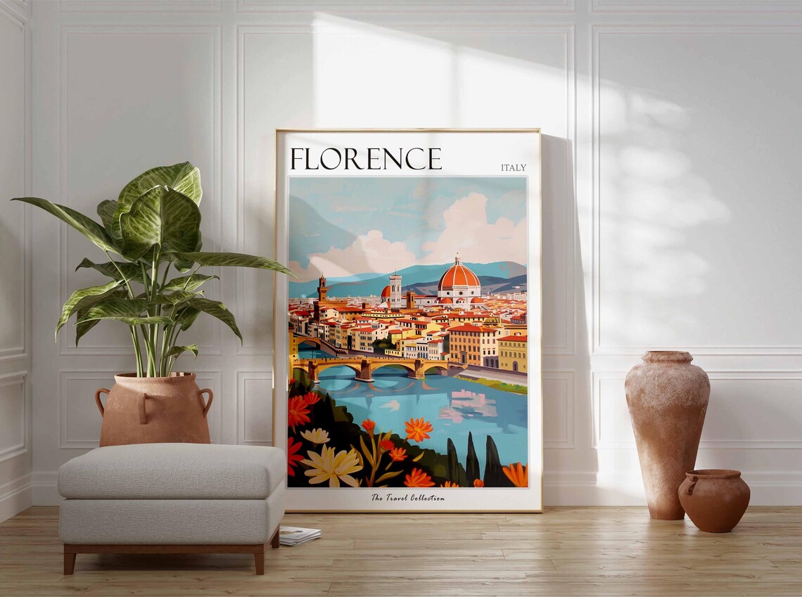 Florence Travel Poster, Italian Wall Art Print - Image 2