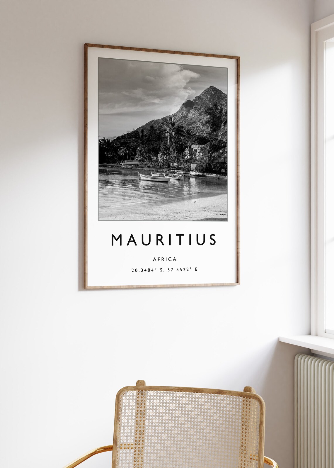 Mauritius Travel Poster, Africa Travel Art - Image 3