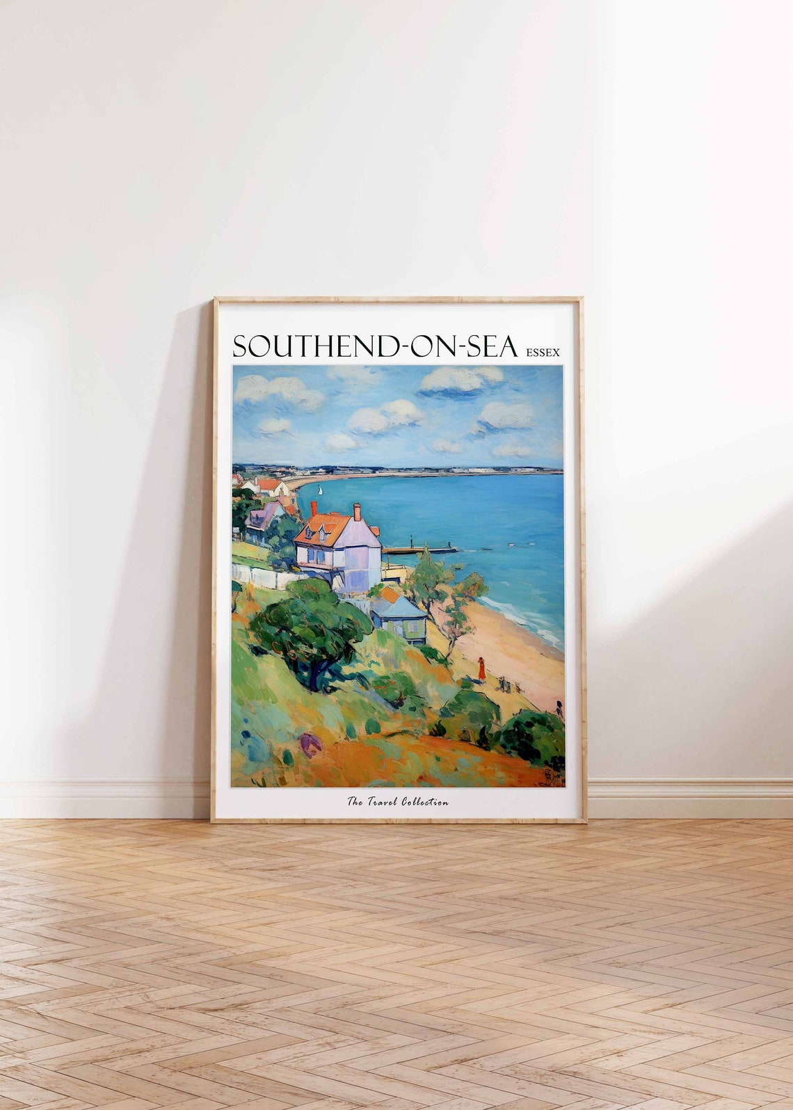 Southend On Sea Poster Southend On Sea Travel Print Essex Travel Poster British Decor Tropical Decor Southend On Sea Travel Poster - Image 2