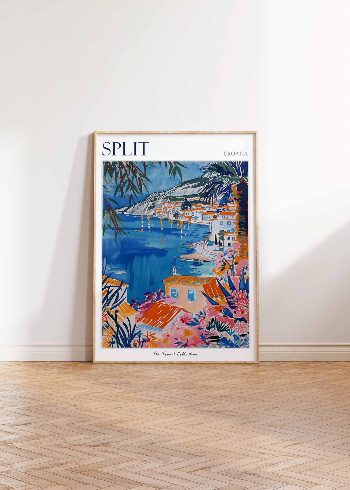 Split Poster Split Travel Print Tropical Decor Sea Wall Art Split Decor Croatia Travel Print Split Gift Split Travel Poster - Image 2