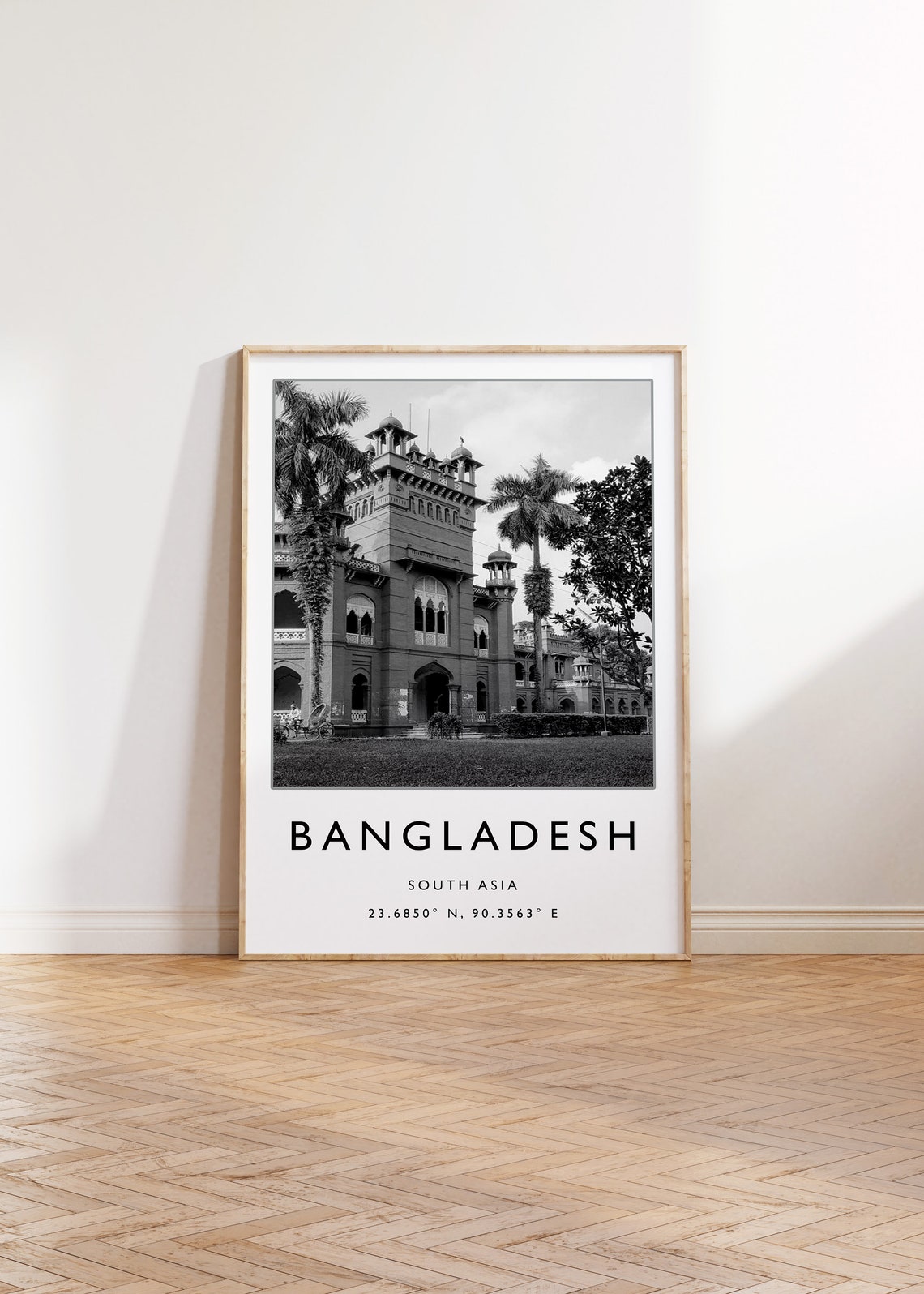 Bangladesh Travel Print Bangladesh Travel Poster Islamic Travel Gift Islamic Decor Muslim Gift Travel Decor Photographic Print - Image 2
