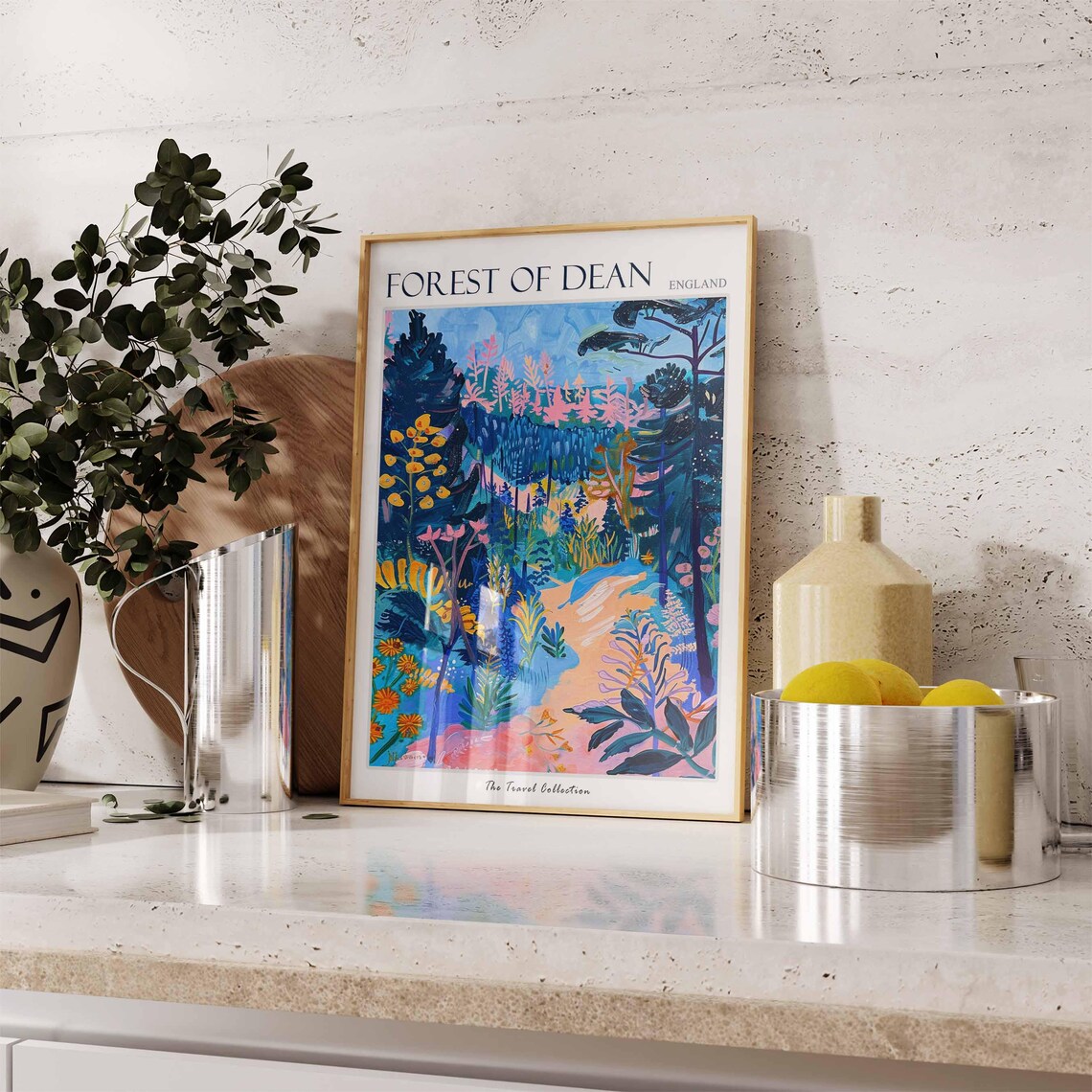 Forest Of Dean Travel Print, England Nature Art - Image 3