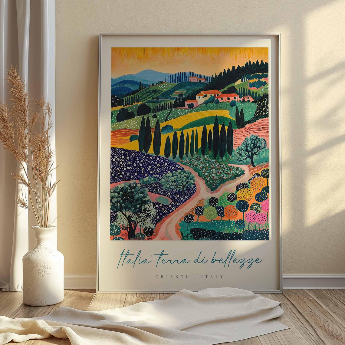 Chianti Poster Chianti Travel Print Chianti Travel Art Chianti Wall Art Italy Art Italy Travel Decor Italian Travel Gift - Image 2