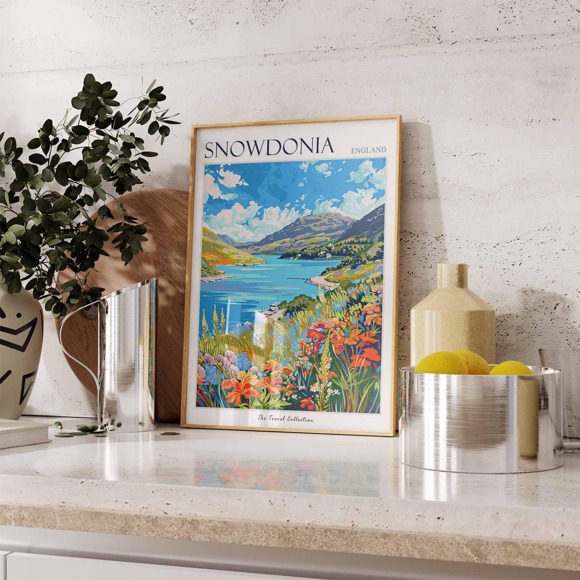 Snowdonia Poster Wales Poster Mountain Poster Uk Travel Poster Uk National Park Wales Gift Snowdonia Print Snowdonia Travel Gift - Image 3