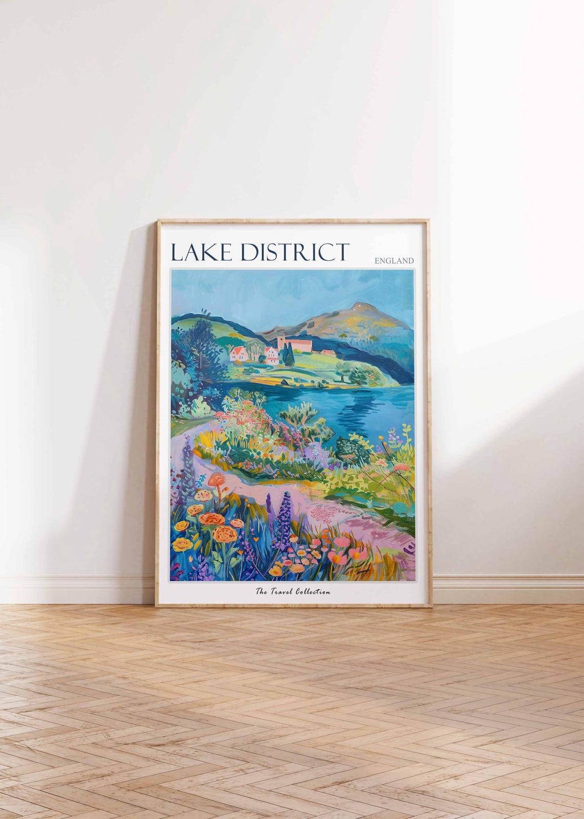 Lake Of Distict Poster Mountain Poster England Poster Lake District National Park Hiking Poster Cumbria Poster English Countryside - Image 2