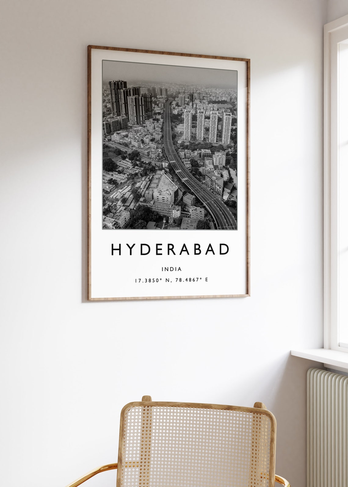Hyderabad Travel Print Hyderabad Travel Poster India Travel Poster Travel Art Travel Poster Black And White Art Gift A1a2a3a4 - Image 3