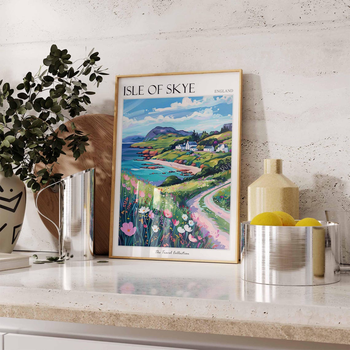 Isle Of Skye Poster England Travel Print Isle Of Skye Travel Art Isle Of Skye Wall Art England Travel Isle Of Skye Art - Image 3