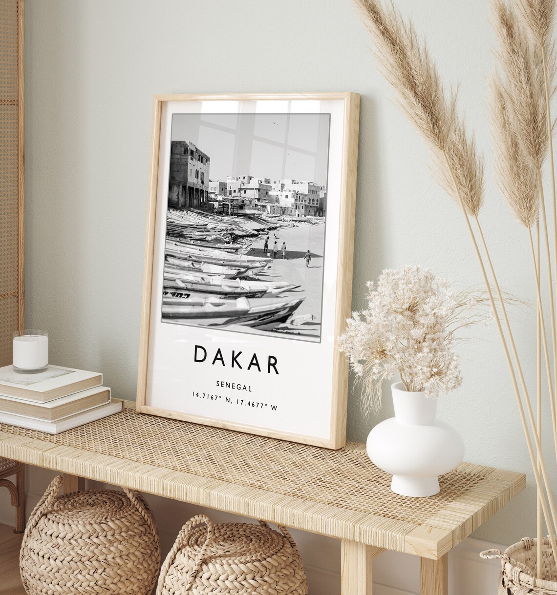 Dakar Travel Poster, Senegal Travel Art Print - Image 2
