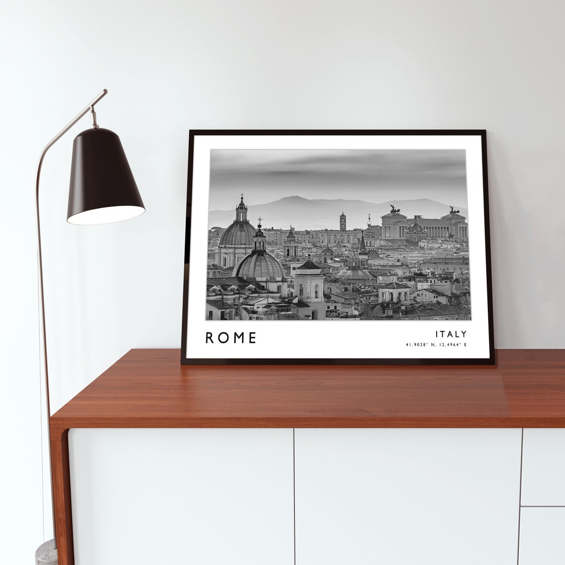 Rome Black And White Travel Poster - Image 2