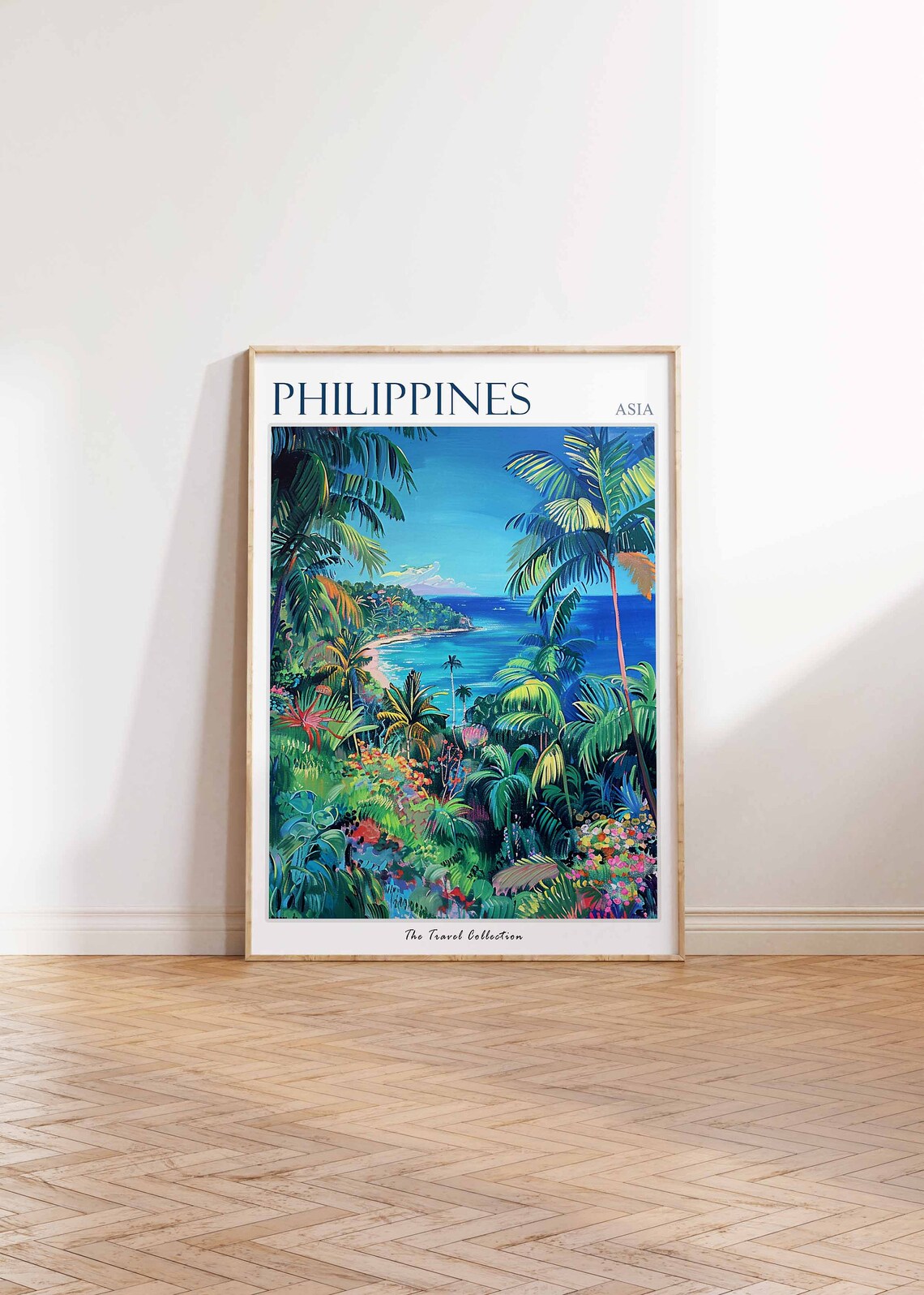 Philippines Travel Poster, Tropical Botanical Art - Image 2