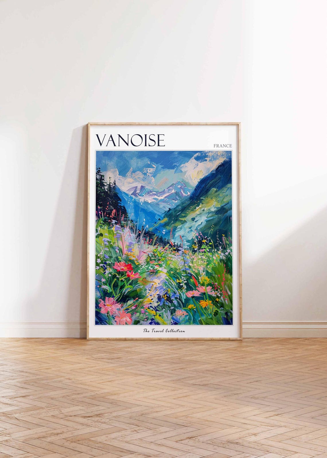 Vanoise Poster France Travel Print French Decor Europe Travel Poster European Wall Art Mountain Print Vanoise Travel Poster - Image 2