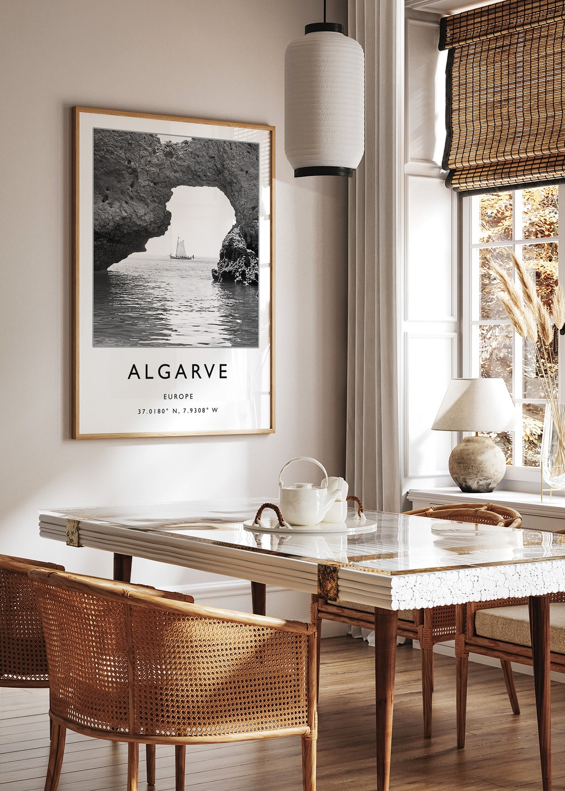 Algarve Travel Print Portugal Travel Poster Algarve Gift Travel Art Coastal Art Seaside Decor Travel Decor Photographic Print - Image 3