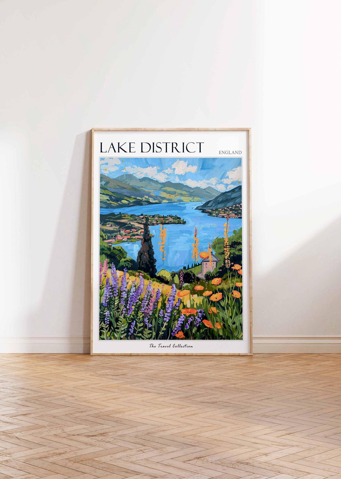 Lake Of Distict Poster Mountain Poster England Poster Lake District National Park Hiking Poster Cumbria Poster English Countryside - Image 2