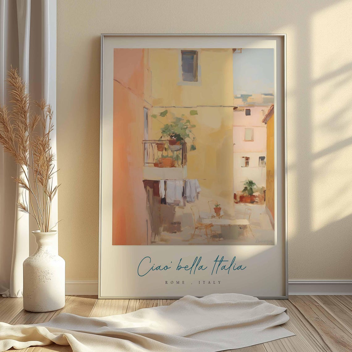 Rome Poster Italian Travel Print Rome Travel Art Rome Wall Art Italy Art Italy Travel Decor Italian Travel Gift - Image 2