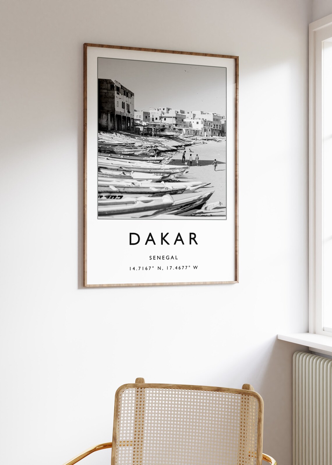 Dakar Travel Poster, Senegal Travel Art Print - Image 3