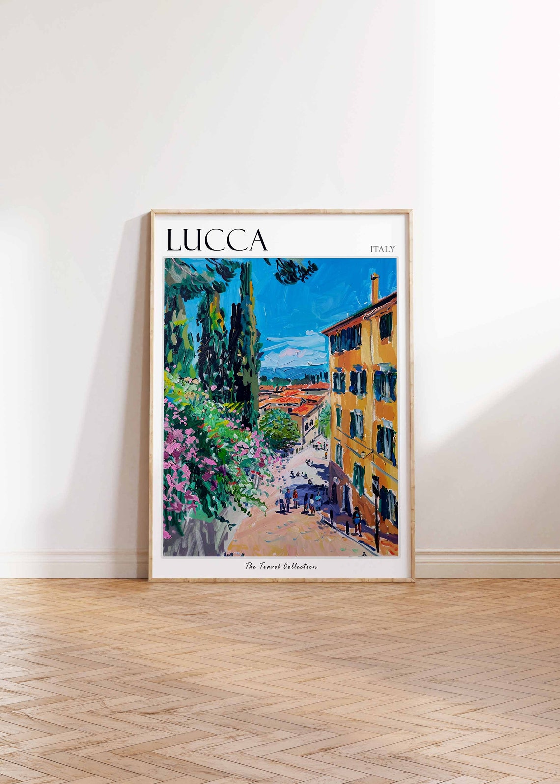 Lucca Poster Italy Travel Print Italian Decor Europe Travel Poster European Wall Art City Print Lucca Gift Lucca Travel Poster - Image 2