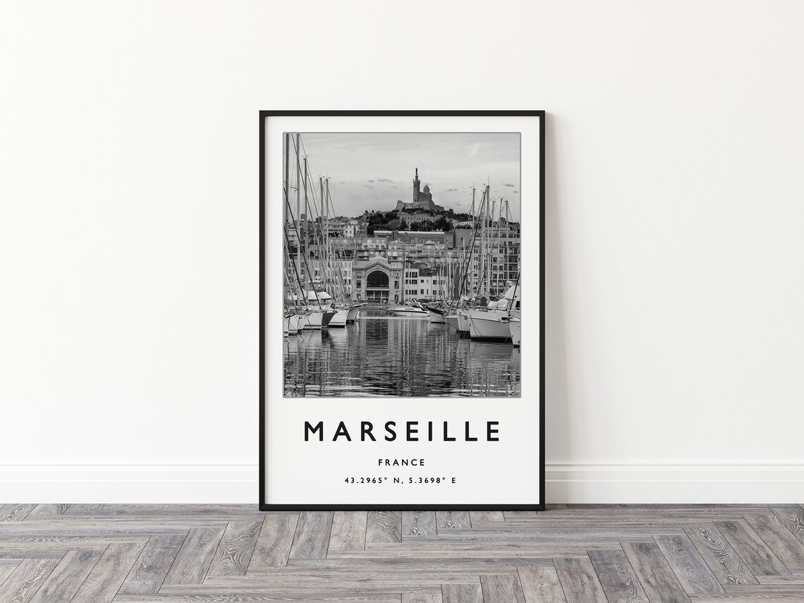 Marseille Travel Poster, France Travel Art Print - Image 2