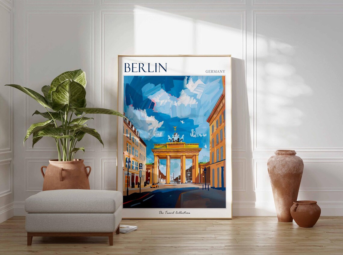 Berlin Travel Poster, Germany City Art Print - Image 3
