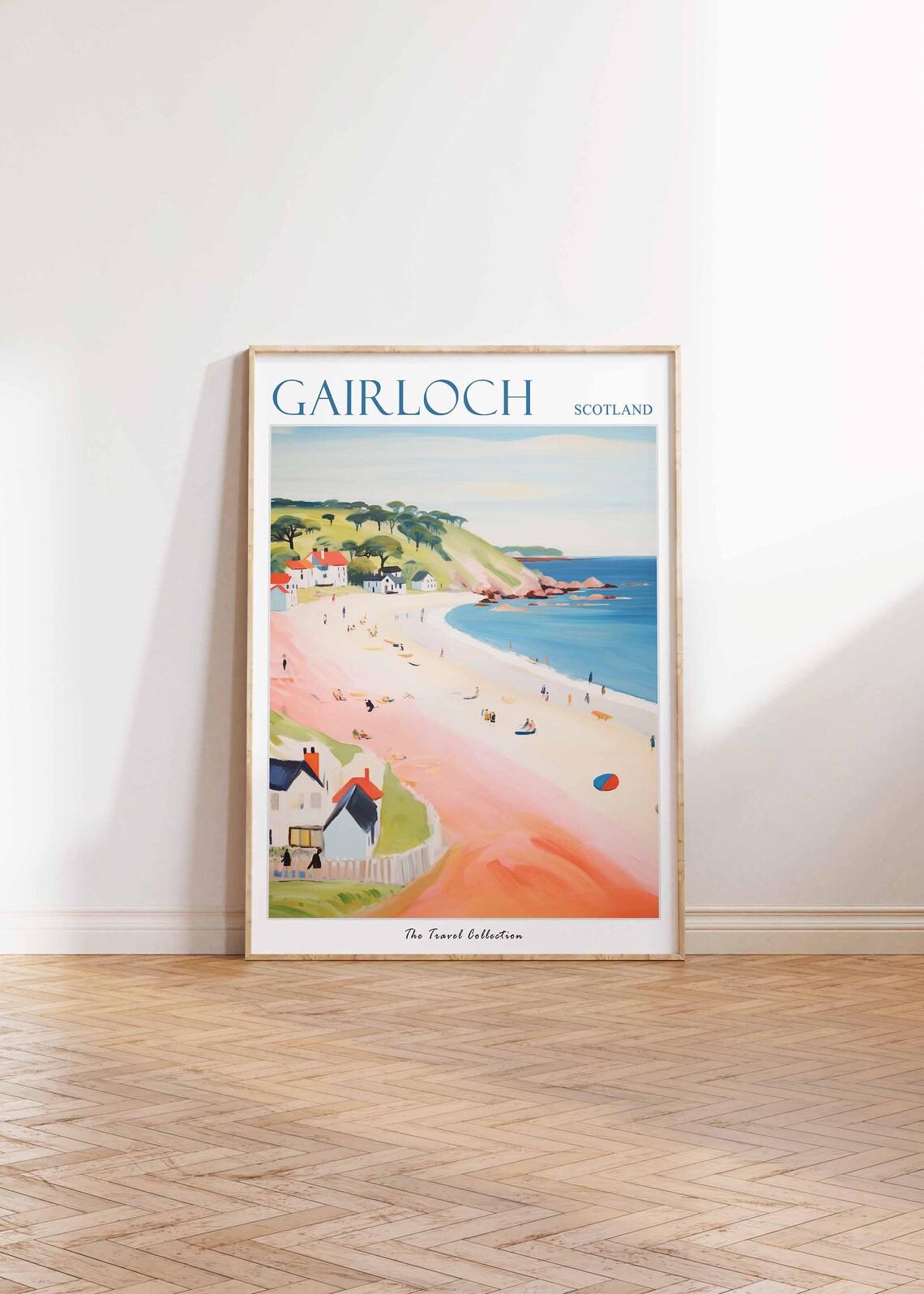 Gairloch Poster Gairloch Travel Print Scotland Travel Poster Scottish Decor Tropical Decor Sea Print Gairloch Gift - Image 2