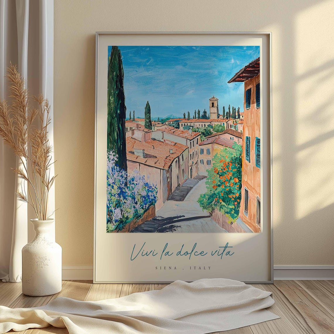 Siena Poster Italian Travel Print Siena Travel Art Siena Wall Art Italy Art Italy Travel Decor Italian Travel Gift - Image 2
