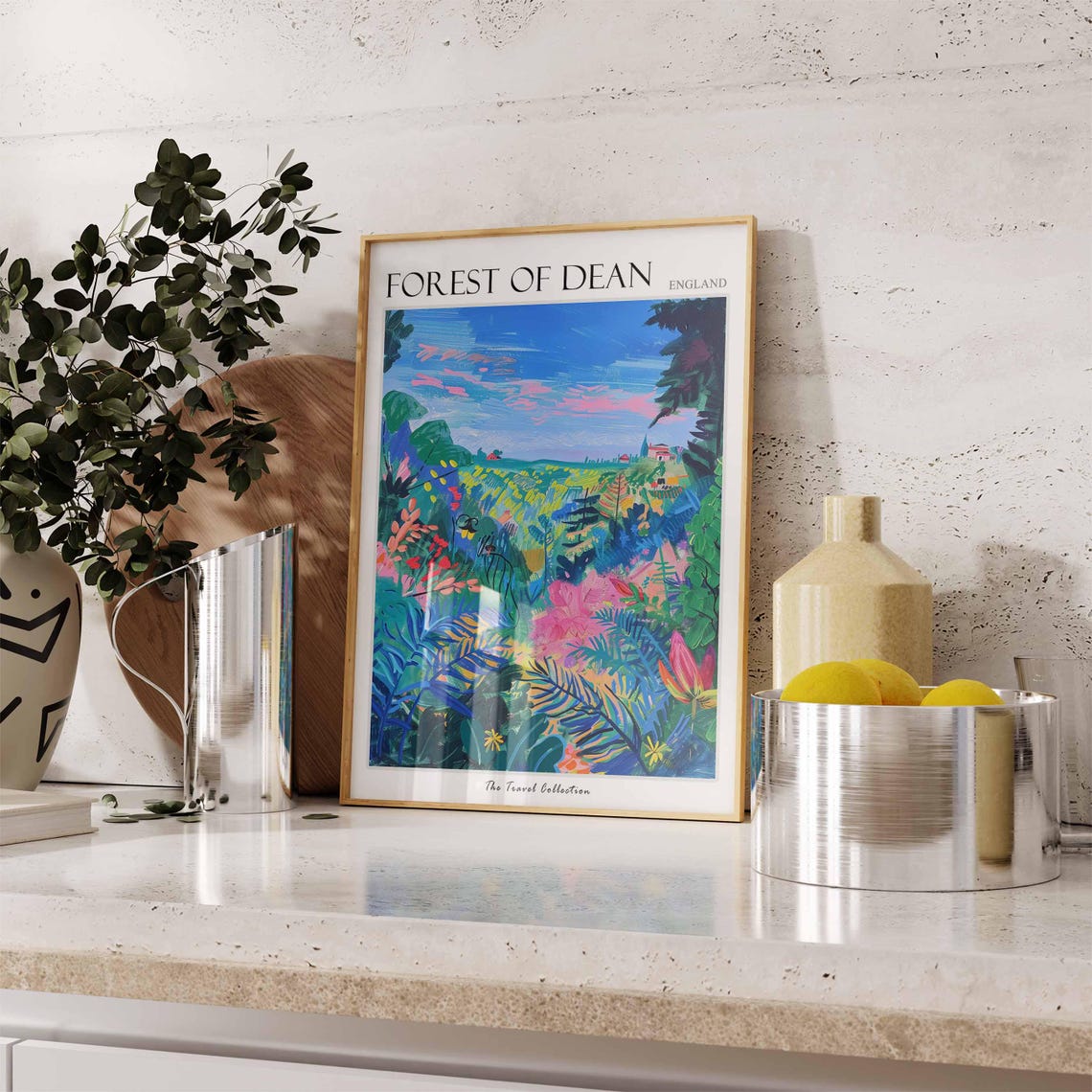 Forest Of Dean Poster England Travel Print Forest Of Dean Travel Art Forest Of Dean Wall Art England Travel Forest Of Dean Home Decor - Image 3