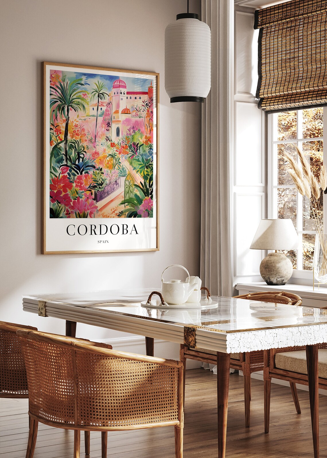 Cordoba Vintage Travel Poster, Spain Travel Art - Image 2