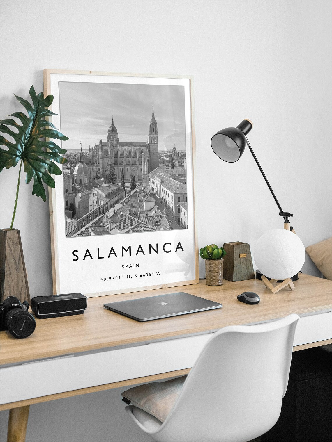 Salamanca Travel Poster, Minimalist Spain Art Print - Image 3