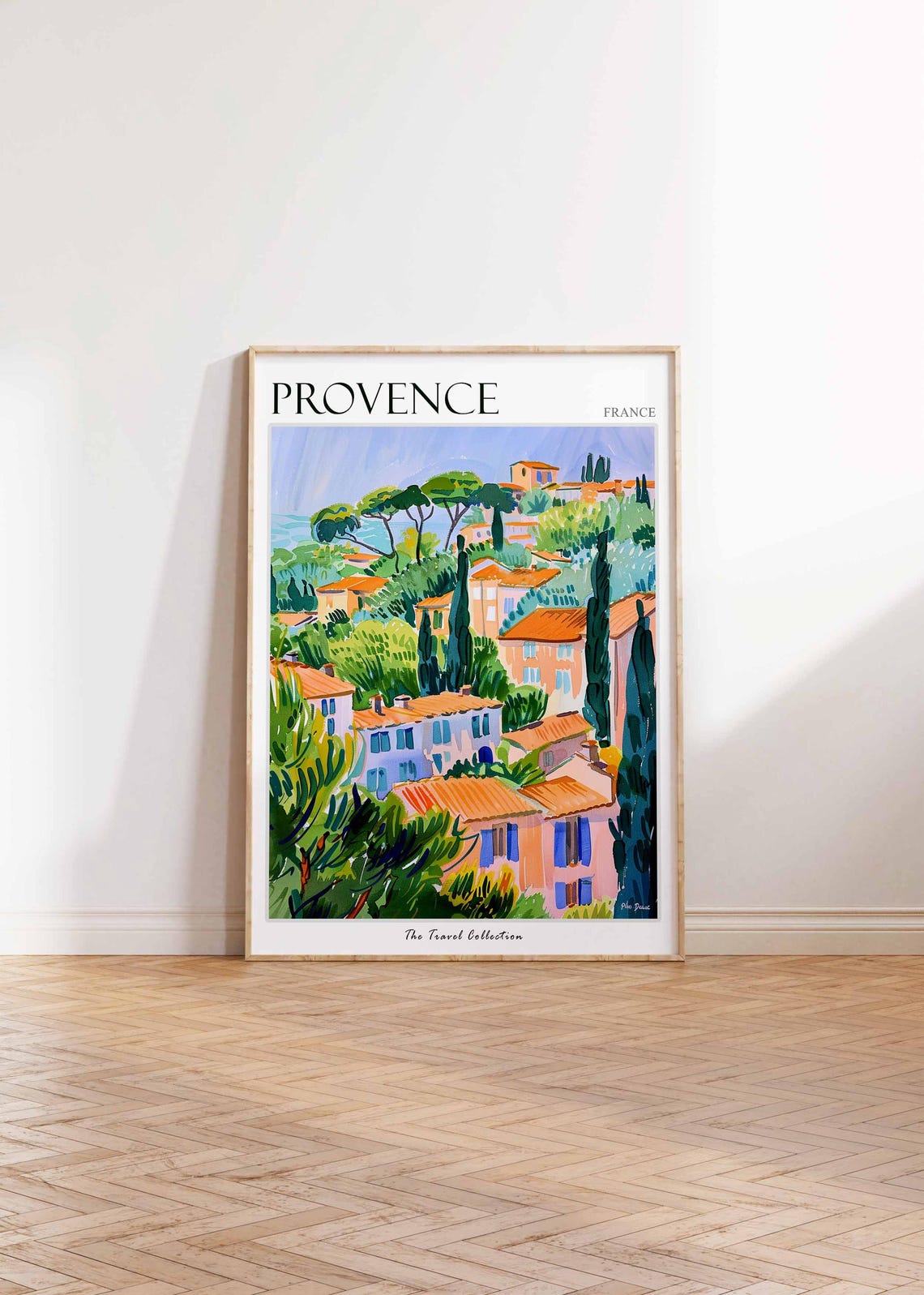 Provence Poster France Travel Print French Decor Europe Travel Poster European Wall Art Provence Gift Provence Travel Poster - Image 2