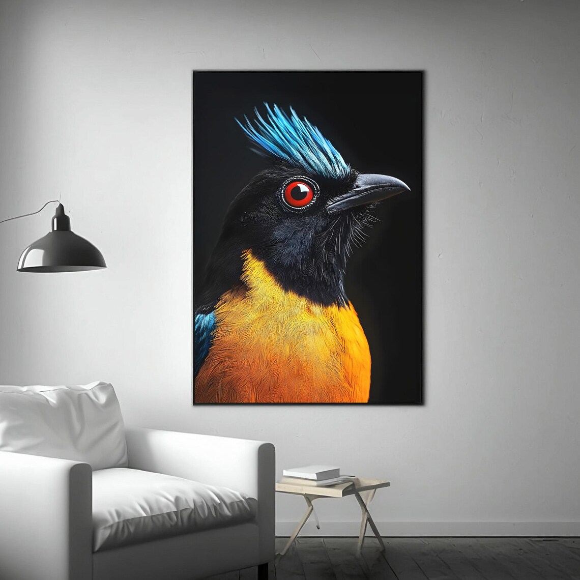 Paradise Bird Wildlife Poster, Minimal Modern Portrait - Image 3