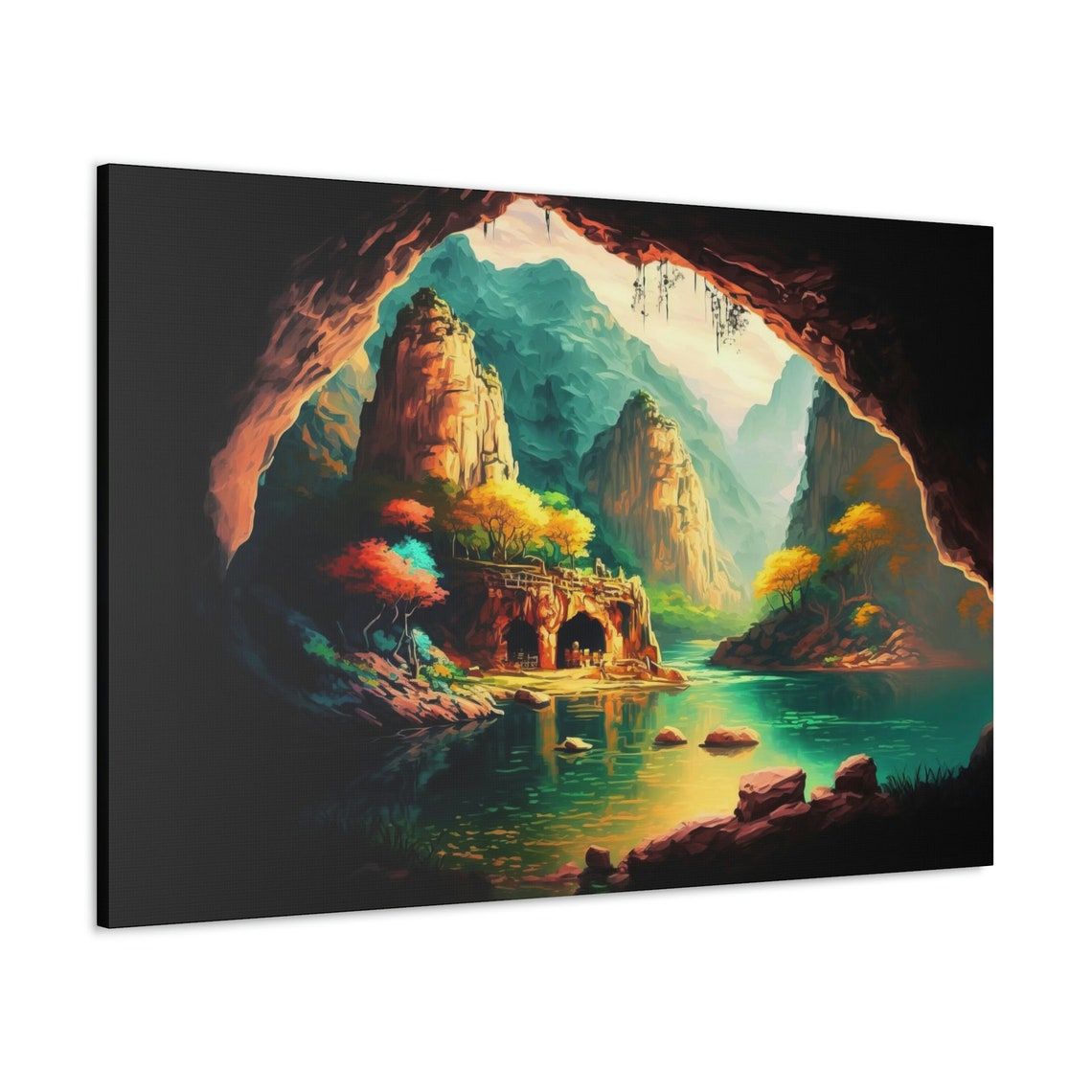 Caves - Abstract Modern Art Print - Image 3