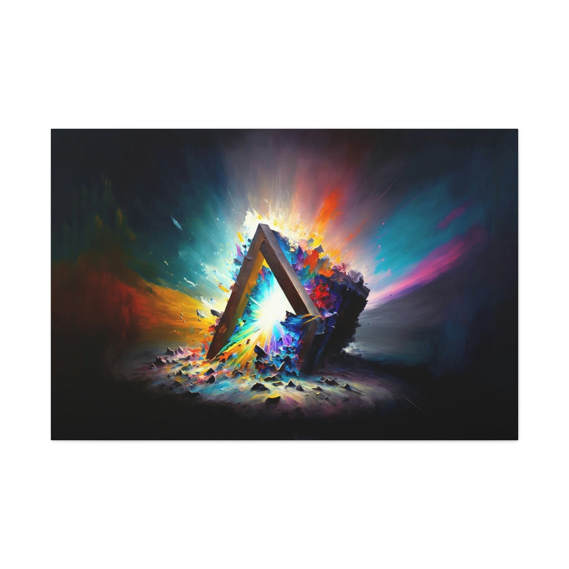 Abstract Prism Art Print