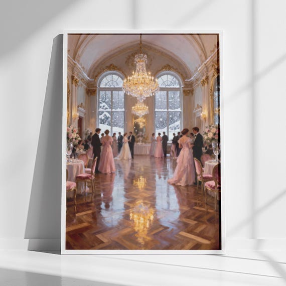 Old Money Wall Art Palace Interior Print Instant