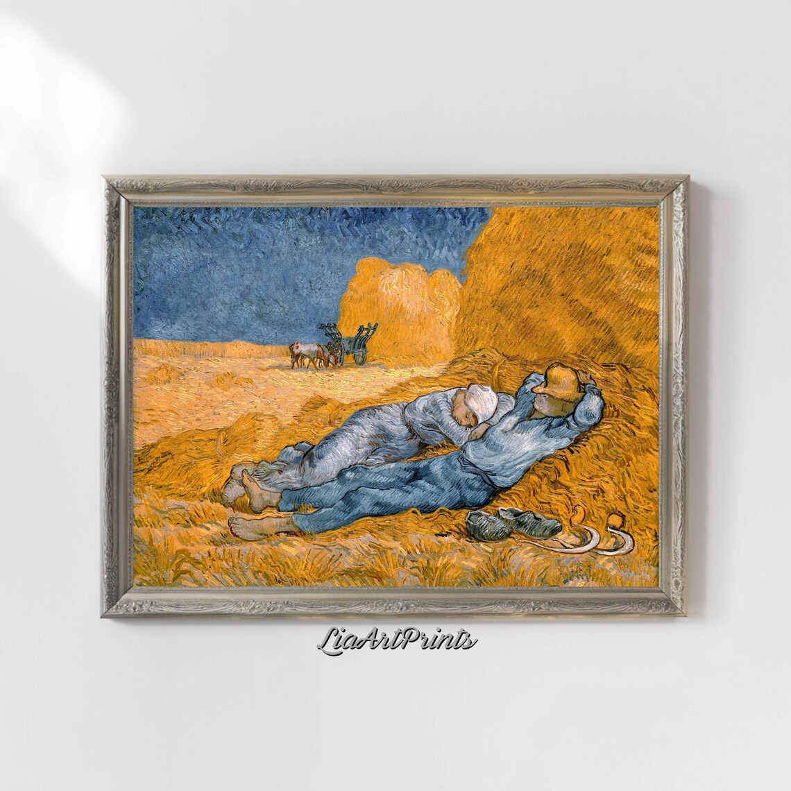 Harvest Rest, Van Gogh Inspired Countryside Scene - Image 4