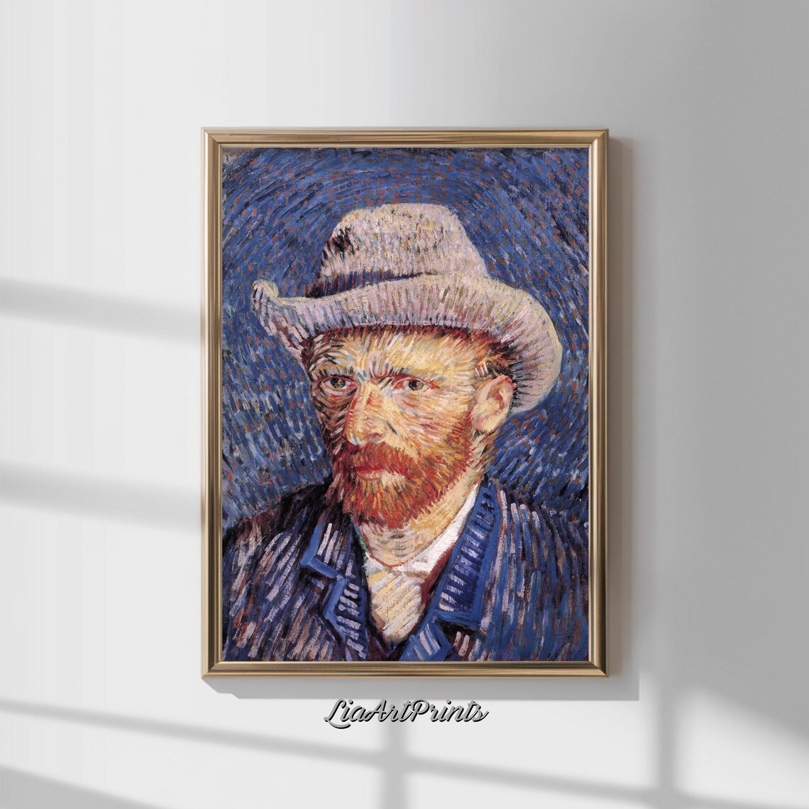 Van Gogh Inspired Self Portrait, Impressionist