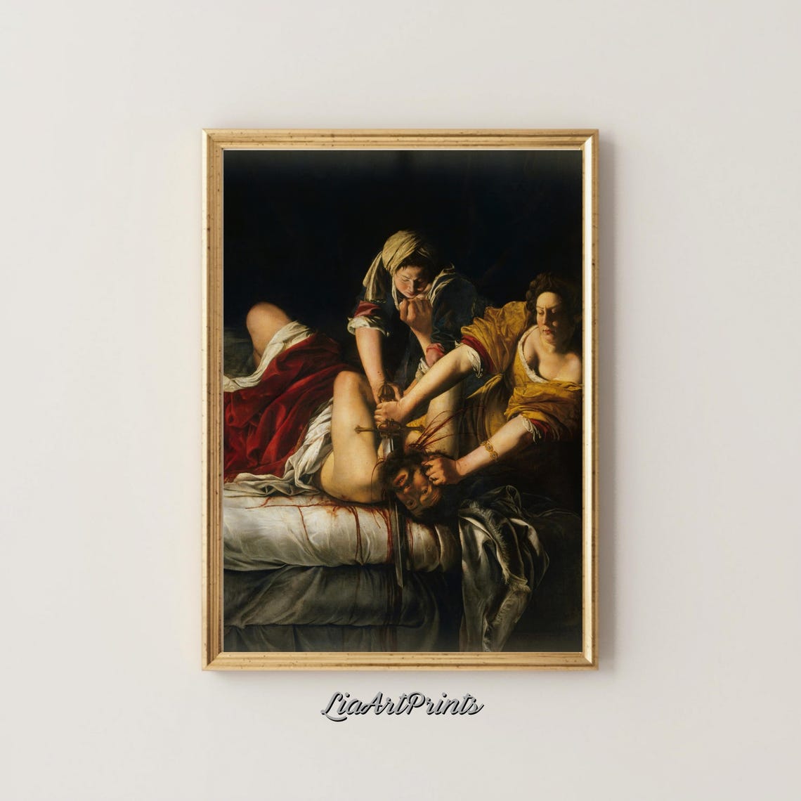 Judith And Holofernes Baroque Art Print - Image 5